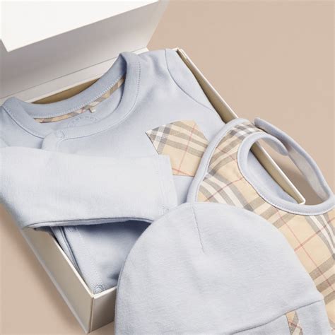 burberry gift set baby|burberry newborn baby set.